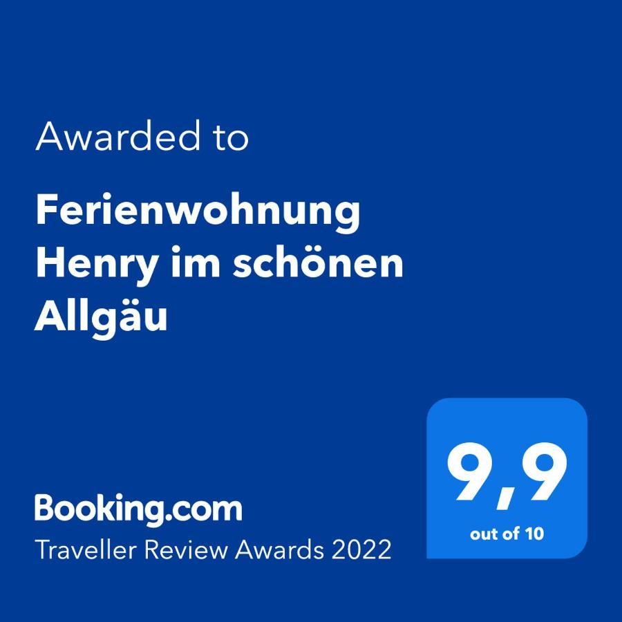 Ferienwohnung Henry Im Schoenen Allgaeu Westendorf  Exterior foto